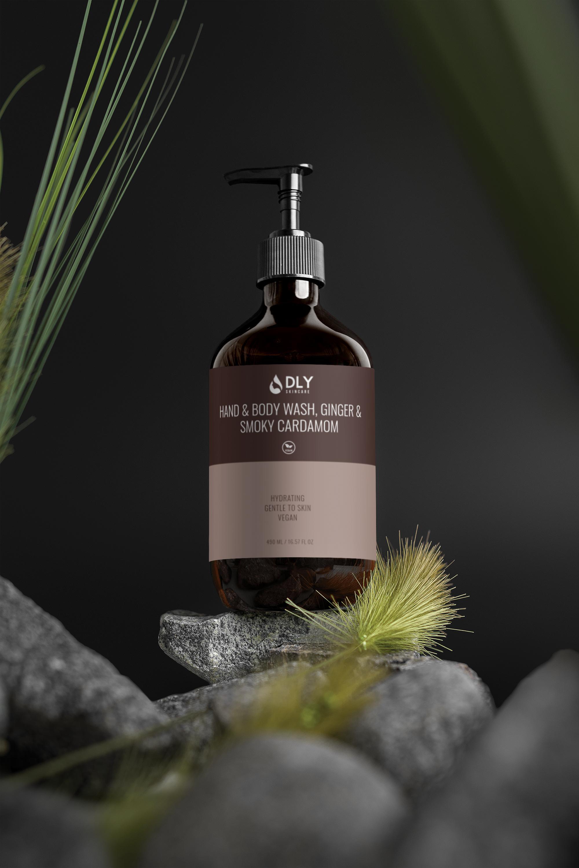 Hand & Body Wash, Ginger & Smoky Cardamom