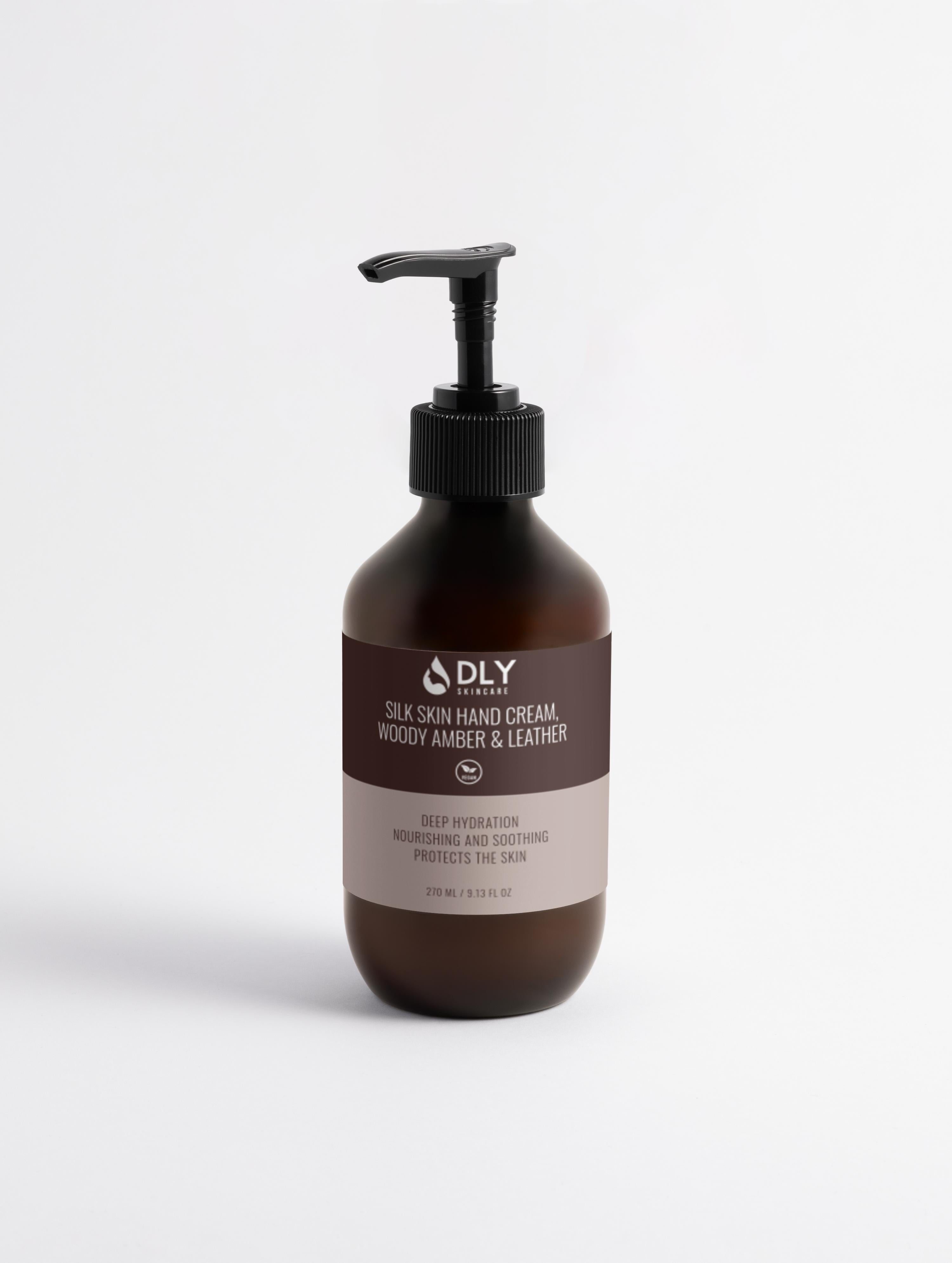 Silk Skin Hand Cream, Woody Amber & Leather